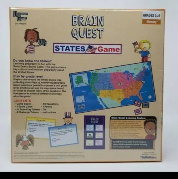 Brain Quest - States Game - Picture 2 of 7